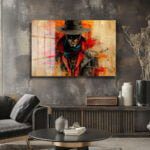 V Maskeli Adam: Modern Sokak Sanatı Temperli Cam Tablo Duvar Dekoru cam tablo, duvar sanatı, modern dekorasyon, soyut sanat, cam sanat eserleri, iç mekan dekorasyonu, ofis dekorasyonu, ev dekorasyonu, restoran dekorasyonu, cafe dekorasyonu, cam baskı, UV baskı, estetik duvar sanatı