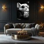 Cool Fare: Güneş Gözlüklü Şık Tasarım Temperli Cam Tablo Duvar Dekoru Cool Fare: Güneş Gözlüklü Şık Tasarım Temperli Cam Tablo Dekoratif Cam Tablo