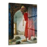 Osman Hamdi Bey'den Kaplumbağa Terbiyecisi: Efsanevi Temperli Cam Tablo - Glazella