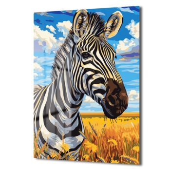 Vahşi Zarafet: Afrika Zebrası Modern Cam Tablo - Glazella Vahşi Zarafet: Afrika Zebrası Modern Cam Tablo - Glazella