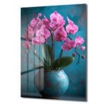 Pembe Orkide Zarafeti: Temperli Cam Tablo ile Evinize Bahar Esintisi Duvar Dekoru Pembe Orkide Zarafeti: Temperli Cam Tablo ile Evinize Bahar Esintisi Dekoratif Cam Tablo