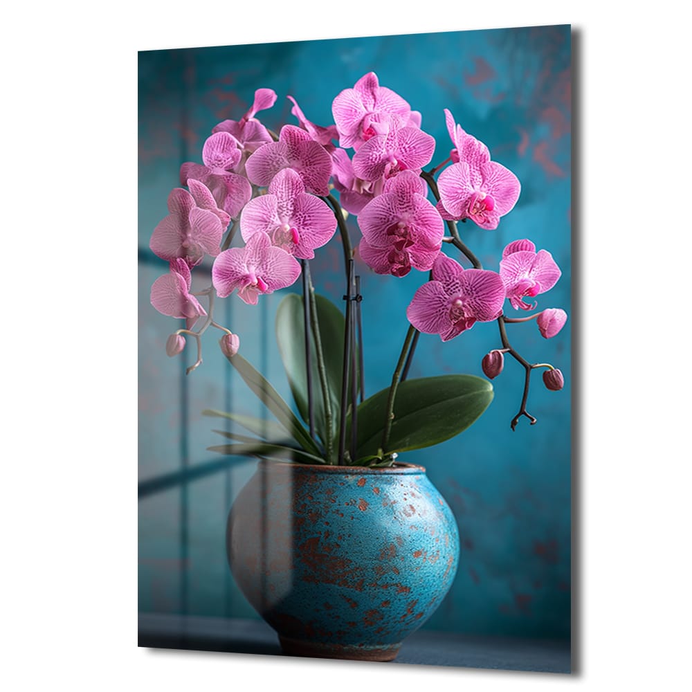 Pembe Orkide Zarafeti: Temperli Cam Tablo ile Evinize Bahar Esintisi Duvar Dekoru Pembe Orkide Zarafeti: Temperli Cam Tablo ile Evinize Bahar Esintisi - Görsel 4