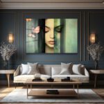 Gizemli Rüyalar: Kelebek ve Kadın Temalı Modern Cam Tablo Duvar Dekoru Gizemli Rüyalar: Kelebek ve Kadın Temalı Modern Cam Tablo Dekoratif Cam Tablo