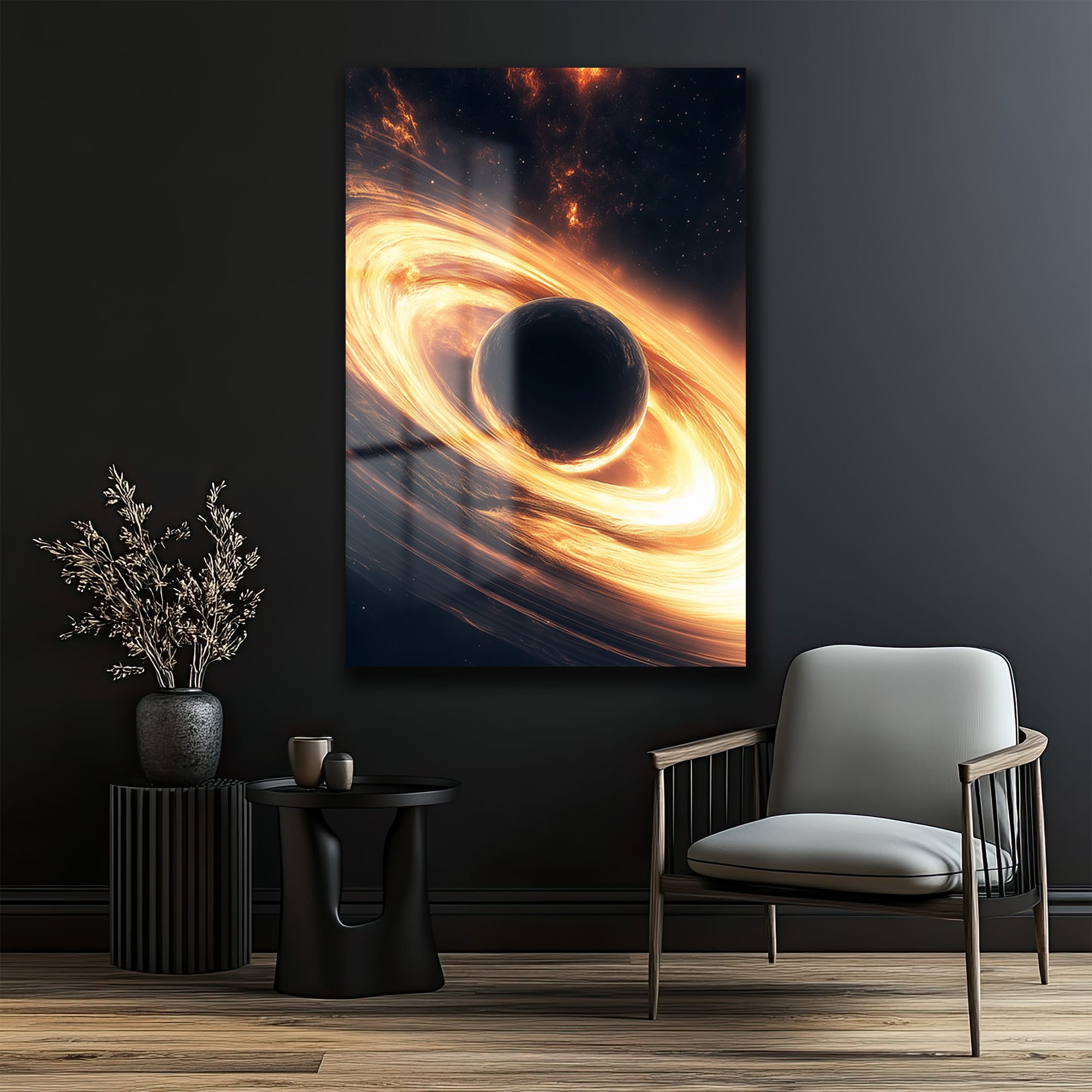 Kozmik Çekim: Galaktik Spiral Cam Tablo | Uzay Temalı Modern Duvar Dekoru Duvar Dekoru Kozmik Çekim: Galaktik Spiral Cam Tablo | Uzay Temalı Modern Duvar Dekoru - Görsel 3