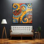 Büyüleyici Spiral Akış Soyut Tasarım Cam Tablo Duvar Dekoru Büyüleyici Spiral Akış Soyut Tasarım Cam Tablo Dekoratif Cam Tablo