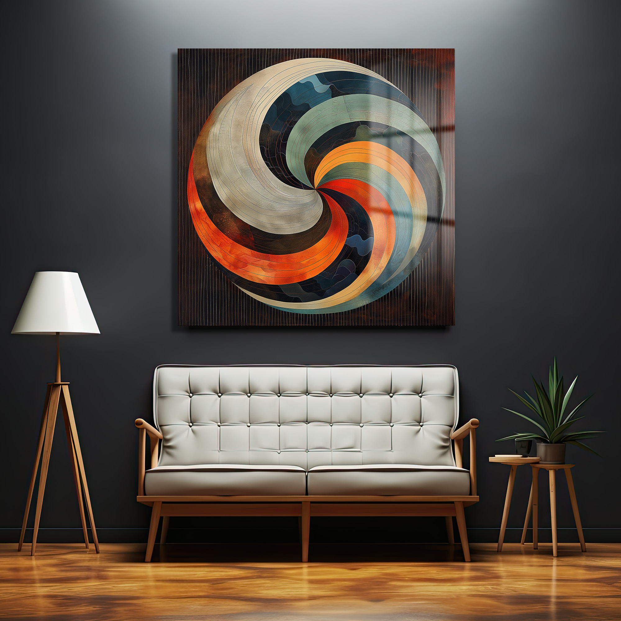 Dinamik Girdap Modern Sanat Cam Tablo - Glazella Özel Tasarım - Glazella Dinamik Girdap Modern Sanat Cam Tablo - Glazella Özel Tasarım - Glazella