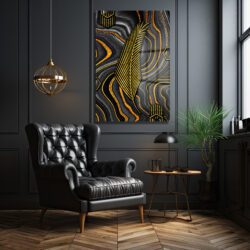 Lüks Altın Yaprak Siyah Mermer Desenli Modern Cam Tablo Duvar Dekoru Lüks Altın Yaprak Siyah Mermer Desenli Modern Cam Tablo Dekoratif Cam Tablo