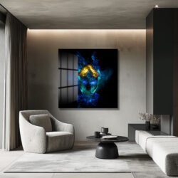 Mistik Aura: Dijital Sanat Temalı Işıltılı Cam Tablo Duvar Dekoru Mistik Aura: Dijital Sanat Temalı Işıltılı Cam Tablo Dekoratif Cam Tablo