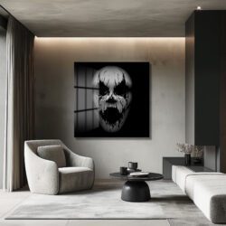 Karanlık Çığlık Cam Tablo - Gotik Sanat Duvar Dekoru Duvar Dekoru Karanlık Çığlık Cam Tablo - Gotik Sanat Duvar Dekoru Dekoratif Cam Tablo