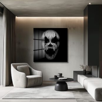 Karanlık Çığlık Cam Tablo - Gotik Sanat Duvar Dekoru - Glazella Karanlık Çığlık Cam Tablo - Gotik Sanat Duvar Dekoru - Glazella