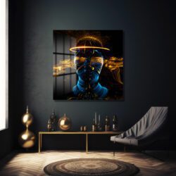Fütüristik Zihin: Dijital Enerji Temalı Cam Tablo Duvar Dekoru Fütüristik Zihin: Dijital Enerji Temalı Cam Tablo Dekoratif Cam Tablo