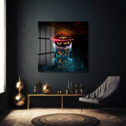 Dijital Aura İnsan Figürü Cam Tablo - Modern Soyut Sanat Duvar Dekoru Dijital Aura İnsan Figürü Cam Tablo - Modern Soyut Sanat Dekoratif Cam Tablo