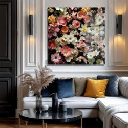 Pastel Rüyalar Çiçek Bahçesi Cam Tablo - Sanatsal Duvar Dekoru Duvar Dekoru Pastel Rüyalar Çiçek Bahçesi Cam Tablo - Sanatsal Duvar Dekoru Dekoratif Cam Tablo