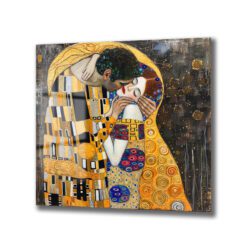 Aşkın Altın Dokunuşu: Gustav Klimt Öpücük Cam Tablo Duvar Dekoru Aşkın Altın Dokunuşu: Gustav Klimt Öpücük Cam Tablo Dekoratif Cam Tablo