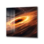 Kozmik Enerji Spiral Cam Tablo Duvar Dekoru Kozmik Enerji Spiral Cam Tablo Dekoratif Cam Tablo