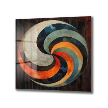 Dinamik Girdap Modern Sanat Cam Tablo - Glazella Özel Tasarım - Glazella Dinamik Girdap Modern Sanat Cam Tablo - Glazella Özel Tasarım - Glazella