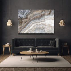 Onyx Rüyası: Gri ve Altın Tonlarında Modern Soyut Cam Tablo Duvar Dekoru Onyx Rüyası: Gri ve Altın Tonlarında Modern Soyut Cam Tablo Dekoratif Cam Tablo