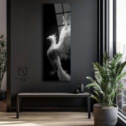 Anka Kuşu Panoramik Cam Tablo Duvar Dekoru Anka Kuşu Panoramik Cam Tablo Dekoratif Cam Tablo