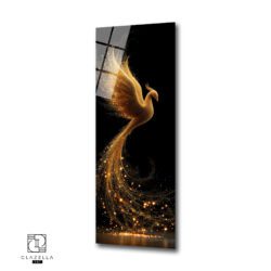Anka Kuşu Panoramik Cam Tablo Duvar Dekoru Anka Kuşu Panoramik Cam Tablo Dekoratif Cam Tablo