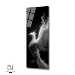 Anka Kuşu Panoramik Cam Tablo Duvar Dekoru Anka Kuşu Panoramik Cam Tablo Dekoratif Cam Tablo