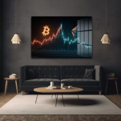 Kripto Piyasasının Ritmi: Bitcoin ve Ethereum Temalı Modern Cam Tablo Duvar Dekoru Kripto Piyasasının Ritmi: Bitcoin ve Ethereum Temalı Modern Cam Tablo Dekoratif Cam Tablo