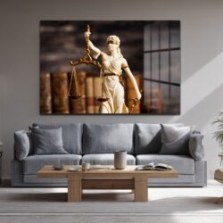 Adaletin Simgesi Lady Justice Cam Tablo | Hukuk Temalı Lüks Duvar Dekoru Duvar Dekoru Adaletin Simgesi Lady Justice Cam Tablo | Hukuk Temalı Lüks Duvar Dekoru