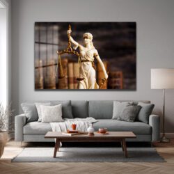 Adaletin Simgesi Lady Justice Cam Tablo | Hukuk Temalı Lüks Duvar Dekoru Duvar Dekoru Adaletin Simgesi Lady Justice Cam Tablo | Hukuk Temalı Lüks Duvar Dekoru
