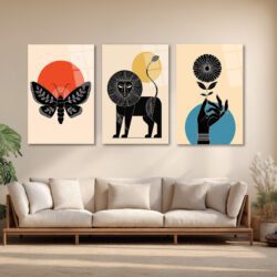 Bohem Ruhlu Doğa Motifleri Cam Tablo Seti | Modern Duvar Dekoru Üçlü Set Duvar Dekoru Bohem Ruhlu Doğa Motifleri Cam Tablo Seti | Modern Duvar Dekoru Üçlü Set