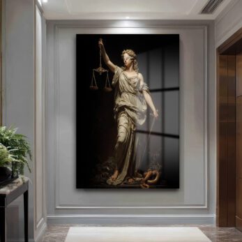 Adalet Tanrıçası Themis: Asil ve Güçlü Temperli Cam Tablo - Glazella Adalet Tanrıçası Themis: Asil ve Güçlü Temperli Cam Tablo - Glazella