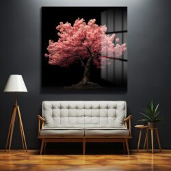 Büyüleyici Sakura Ağacı Cam Tablo - Japon Kiraz Çiçekleri - Glazella Büyüleyici Sakura Ağacı Cam Tablo - Japon Kiraz Çiçekleri - Glazella
