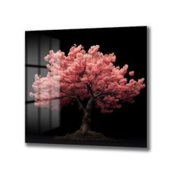 Büyüleyici Sakura Ağacı Cam Tablo - Japon Kiraz Çiçekleri Duvar Dekoru Büyüleyici Sakura Ağacı Cam Tablo - Japon Kiraz Çiçekleri