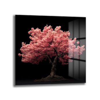 Büyüleyici Sakura Ağacı Cam Tablo - Japon Kiraz Çiçekleri - Glazella Büyüleyici Sakura Ağacı Cam Tablo - Japon Kiraz Çiçekleri - Glazella