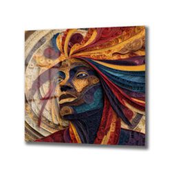 Ruhani Enerji Quilling Sanatı Cam Tablo Duvar Dekoru Ruhani Enerji Quilling Sanatı Cam Tablo
