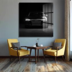 Lüks Siyah Audi Otomobil Cam Tablo – Modern Sanat Duvar Dekoru Duvar Dekoru Lüks Siyah Audi Otomobil Cam Tablo – Modern Sanat Duvar Dekoru