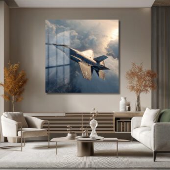 Göklerin Hakimi F-35 Jet Uçağı Cam Tablo - Glazella Göklerin Hakimi F-35 Jet Uçağı Cam Tablo - Glazella