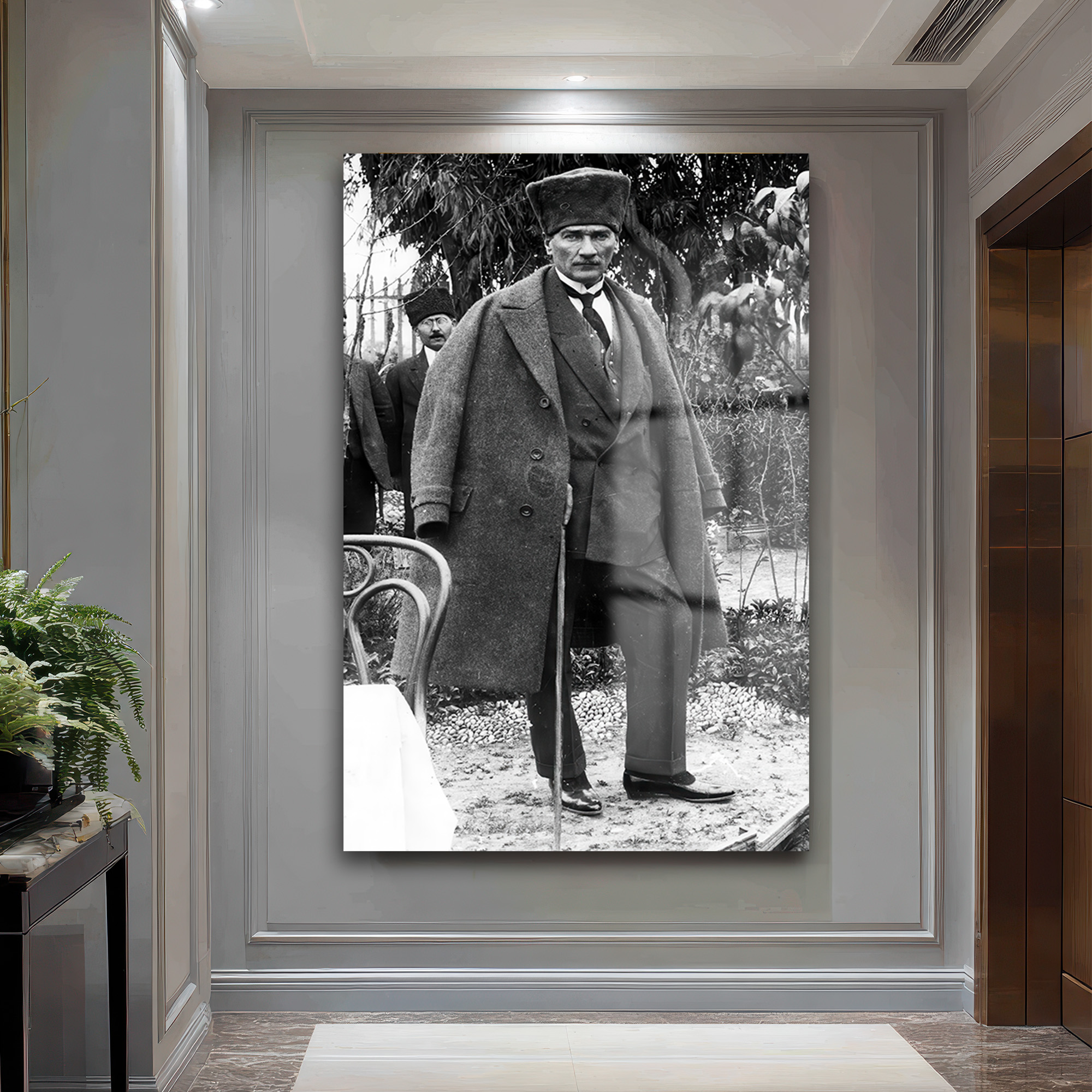 Lider Ruhu: Atatürk'ün Asil Duruşu Cam Tablo - Glazella Lider Ruhu: Atatürk'ün Asil Duruşu Cam Tablo - Glazella