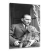 Atatürk ve Köpeği Foks Cam Tablo | Tarihi Bir Bakış - Glazella Atatürk ve Köpeği Foks Cam Tablo | Tarihi Bir Bakış - Glazella