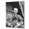 Atatürk ve Köpeği Foks Cam Tablo | Tarihi Bir Bakış Duvar Dekoru Atatürk ve Köpeği Foks Cam Tablo | Tarihi Bir Bakış
