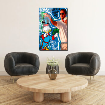 Zenginlik ve Başarı Temalı Pop Art Cam Tablo - Glazella Zenginlik ve Başarı Temalı Pop Art Cam Tablo - Glazella