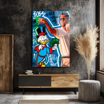 Zenginlik ve Başarı Temalı Pop Art Cam Tablo - Glazella Zenginlik ve Başarı Temalı Pop Art Cam Tablo - Glazella