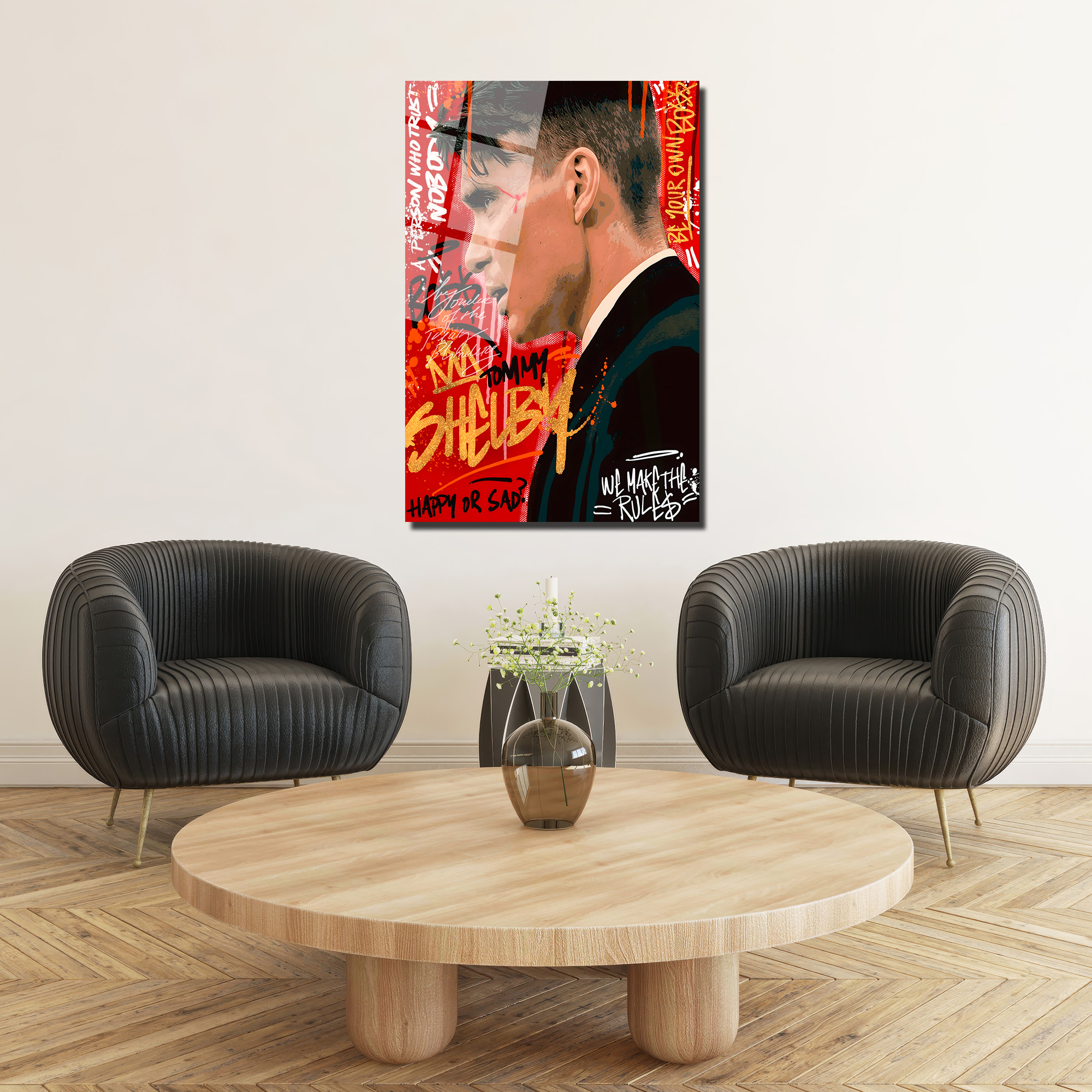 Tommy Shelby Gücü: Peaky Blinders Temalı Modern Cam Tablo Duvar Dekoru Tommy Shelby Gücü: Peaky Blinders Temalı Modern Cam Tablo