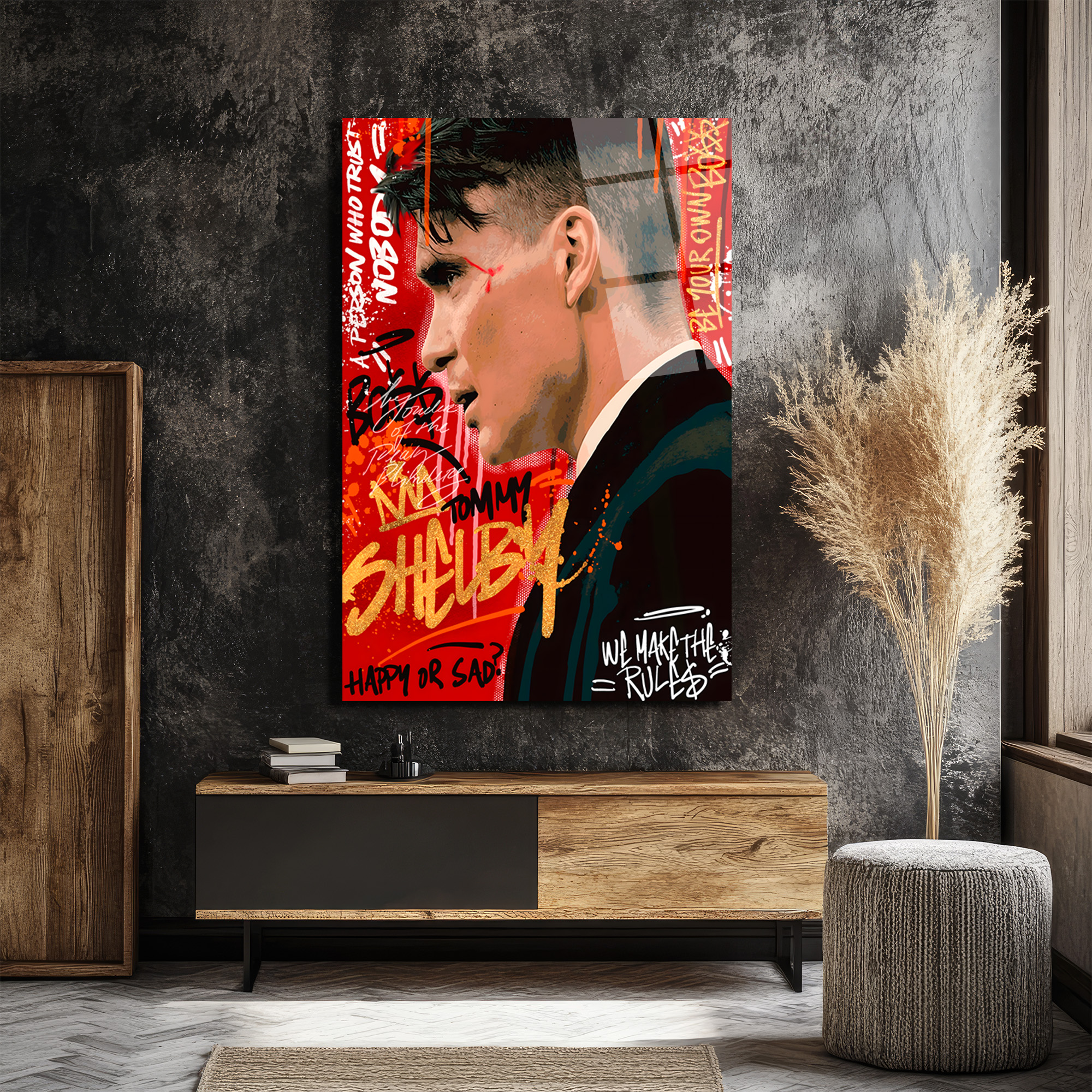 Tommy Shelby Gücü: Peaky Blinders Temalı Modern Cam Tablo Duvar Dekoru Tommy Shelby Gücü: Peaky Blinders Temalı Modern Cam Tablo