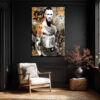 Conor McGregor Zenginlik ve Zafer Cam Tablo - Modern Duvar Sanatı Duvar Dekoru Conor McGregor Zenginlik ve Zafer Cam Tablo - Modern Duvar Sanatı