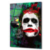 Joker Graffiti Cam Tablo - Modern Sanat Duvar Dekoru Duvar Dekoru Joker Graffiti Cam Tablo - Modern Sanat Duvar Dekoru