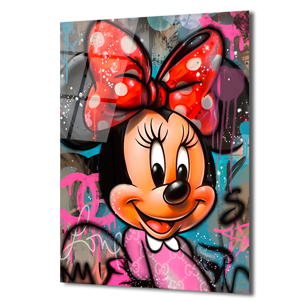 Pop Art Graffiti Cam Tablo Duvar Dekoru Pop Art Graffiti Cam Tablo
