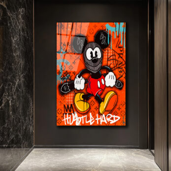 Asi Graffiti Cam Tablo - Modern Sanat Duvar Dekorasyonu - Glazella Asi Graffiti Cam Tablo - Modern Sanat Duvar Dekorasyonu - Glazella