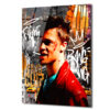 Tyler Durden Asi Ruh Pop Art Cam Tablo Duvar Dekoru Tyler Durden Asi Ruh Pop Art Cam Tablo