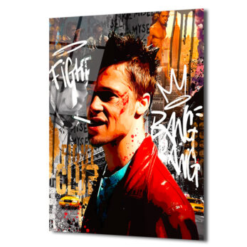 Tyler Durden Asi Ruh Pop Art Cam Tablo