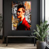 Tyler Durden Asi Ruh Pop Art Cam Tablo Duvar Dekoru Tyler Durden Asi Ruh Pop Art Cam Tablo