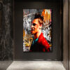 Tyler Durden Asi Ruh Pop Art Cam Tablo Duvar Dekoru Tyler Durden Asi Ruh Pop Art Cam Tablo